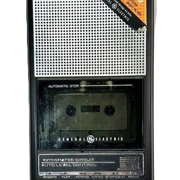 Vintage GE General Electric 3-5015B Cassette Tape Player/Recorder Works Great - Picture 1 of 5